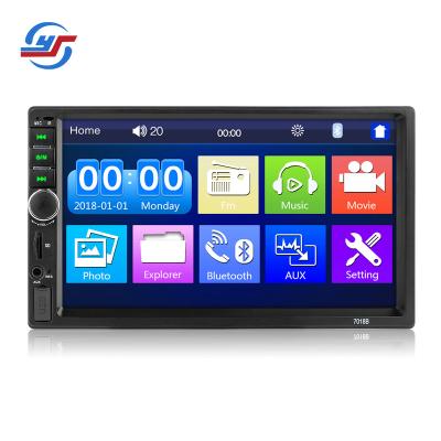 China Factory Offer Car Stereo MP5 MP3 MP4 Digital Display Multimedia Radio Video-Audio Radio Double 2Din With Mirror Link FM Transmitter for sale