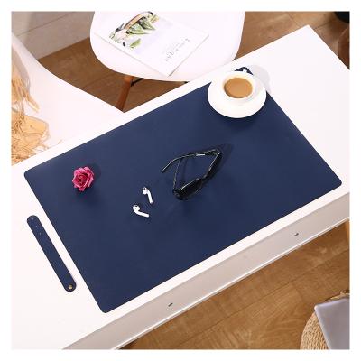 China 2021 Hot Sale 80cm*40cm Water Resistance Protective Mouse Leather Mouse Pad for sale