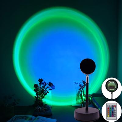 China Minimalist Remote Control Halo Atmosphere 16 Colors LED Projection Sunset Head Light for sale