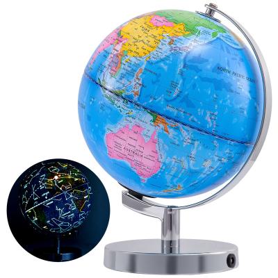 China Luminous Rotating Table Top Constellations Earth Lamp World Map Lighting LED Globe for sale