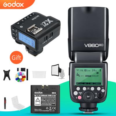 China Godox V860II TTL HSS Portable Flash Speedlites with X2T-C/N/S/F/O Trigger for Canon Nikon Sony Fuji Olympus for sale