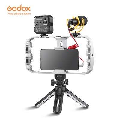 China Fill Light Godox VK1 Microphone/Cellphone/Mini Case Cage with Cold Shoe and 1/4 Screw for Cell Phone Photography Vlog Video for sale