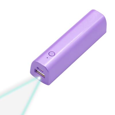 China 2021 New Innovation Fast Free Sample Colorful Mini Portable Support Charging Power Bank With Led Lamp For Gift for sale