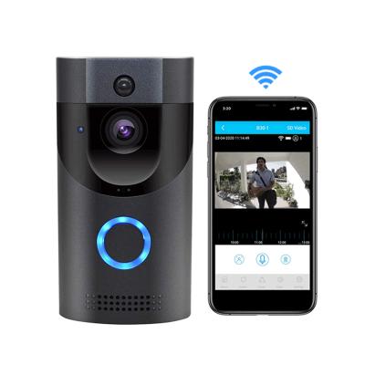 China Smart wifi mobile wireless tuya pir night vision home security control ring doorbell camera for sale