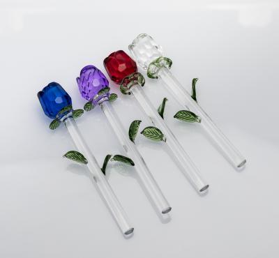 China China wedding gift crystal glass rose for keepsake to accept custom logo is free for sale