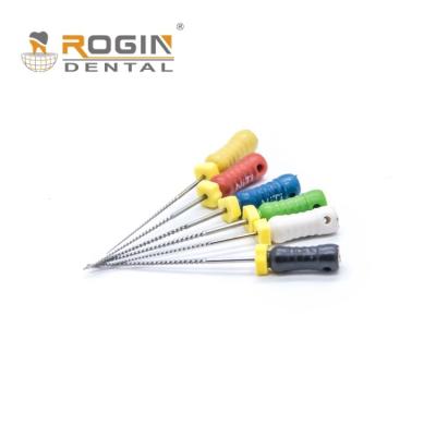 China Hand Use Dental Endo Files , NITI Alloy K Files Endodontics Pack 6 Pcs / Box for sale