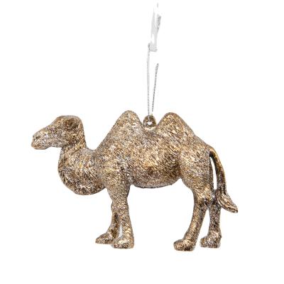 China Durable Vintage Brown Camel Xmas Bauble Xmas Ornament Home Deco German Decoration Sale Luxury Christmas Tree for sale