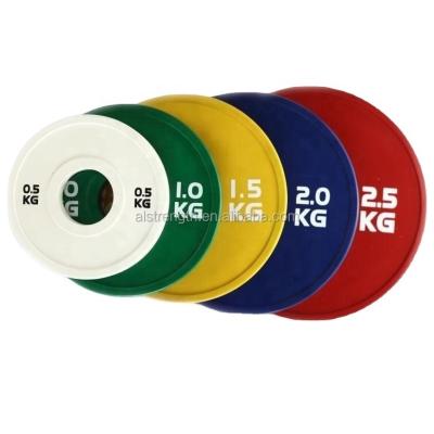 China Newly Arrival Gym Rubber Bumper Plates Weightlifting Spot Eco-friendly Color Rubber Spot Discs for sale