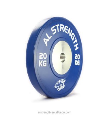 China CF Nature Weightlifting Competition Plates Rubber Bumper Plates Barbell Bumper Plates for sale