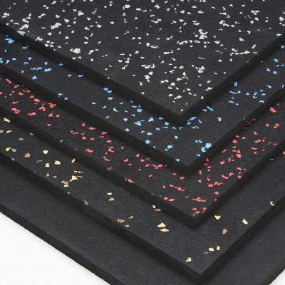 China Durable Fitness Equipments Gym Rubber Flooring / Rubber Mat for sale