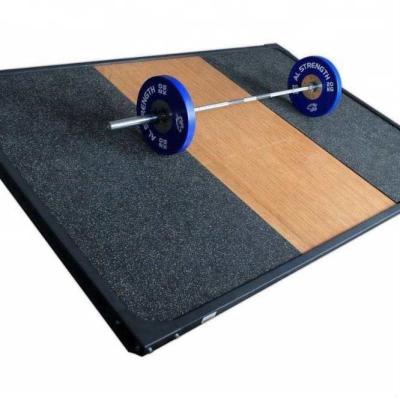 China Commercial Full Weightlifting Platform Deadlift Rig For Weightlifting for sale