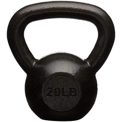 China Universal Free Weight Gym Bell Fitness Equipment Kettlebell Solid Black Weightlifting for sale