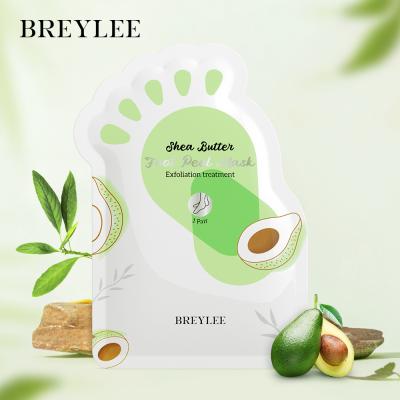 China BREYLEE Female Feet Mask Strawberry Exfoliating Socks Scrub Remove Skin Foot Mask Peeling For Legs Foot Correction Pedicure Crack Heel Anti for sale