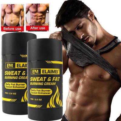 China Weight Loss 75g Slimming Cream Belly Fat Burner Sweat Enhancer Weight Loss Abdomen Cream Abdominal Muscle Burning Cream for sale