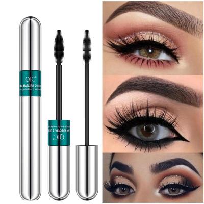 China Moisturizer QIC Double Head Water Resistant Mascara 4D Deep Pull Long Curl Lashes Dizzy Dye Eye Lashes Quick Not Easy Liquid Waterproof for sale