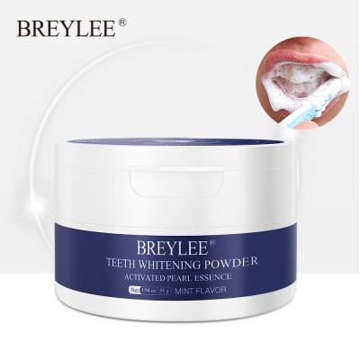 China Blanqueador BREYLEE Dental Pearl Whitening Tooth Powder To Remove Yellow Teeth, To Freshen Breath And To Remove Plaque Stains Teeth Whitening Tools 55g for sale