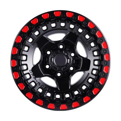 China ALLOY Off Road Wheels 4X4 15 17 20 Inch 6 Hole 6*139.7 Matte Black Car Wheels Rims for sale