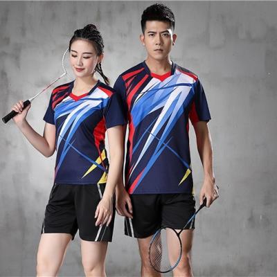 China 2023 QUICK DRY Custom Design Badminton Polo Shirt Sublimation Custom Polyester Mens Badminton Polo Shirts Suit 100% for sale