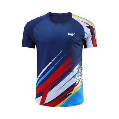 China 2023 Custom Anti-wrinkle Printing Sports T-shirt 140g Cool Feeling 100% Polyester Events Quick Dry T-shirt for sale