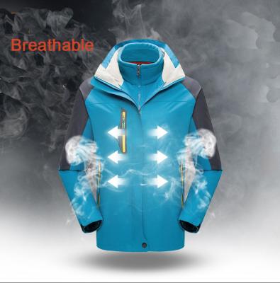 China 2022 Best Selling Shanghai Waterproof Outdoor Breathable Factory L XL 2XL 3 In 1 Man Soft Shell Jacket for sale