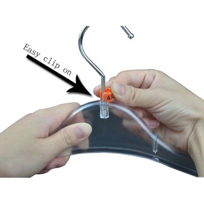 China Eco - Friendly Factory Product Plastic Hanger Marker Accessories Coat Size Tag for sale