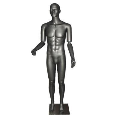 China Male Standing Adjustable Arms Full Height Fiberglass Clothing Mannequin Mannequin More Display for sale