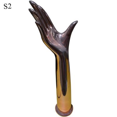 China Cheap Fiberglass Material Fiberglass Stand Gloves Show Mannequin Hands For Sale for sale