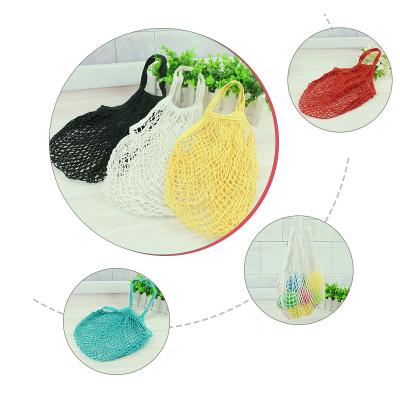 China Hot Cotton Woven Shopping Net Bag Manufacturers Supply Wholesale Portable Supermarket Environmental Shopping Net Bag for sale