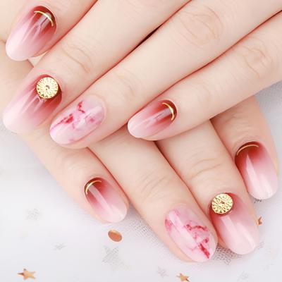 China Custom Packing Artificial Nails False Fake Finger Nail Designs New Arrival High Quality Acrylic Artificial Nails Press On Nail Tips for sale