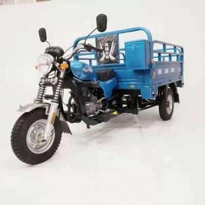 China Hot Selling Cargo Tire 500-12 Motorcycle Tricycle Motorized Gasoline Cargo Tricycle for sale