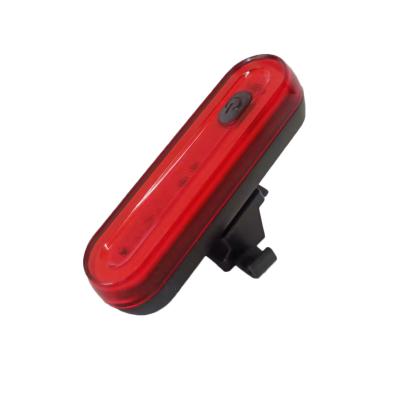 China Hightlight-steady-4flash-Off with USB LED Bicycle Rear Light Super Long Lighting Waterproof Rechargeable Bicycle Light Battery Indicator Low for sale