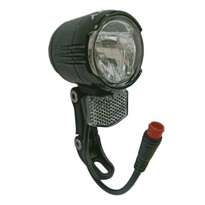 China 3watt New White Aluminum Shell Waterproof 6V~48V LED Bicycle Light 200 Lumen LED Electric Front Ebike Light for sale