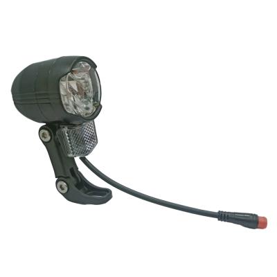 China 3 Lumen 6v~48V LED White Electric Headlight 180 Watt Waterproof E-Bike LED Bicycle Front Light for sale