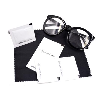 China Easy To Carry Factory Directly Selling Glass Cloths, Glass Goggles Screen Disposable Cleaning Wet Cloths Te koop