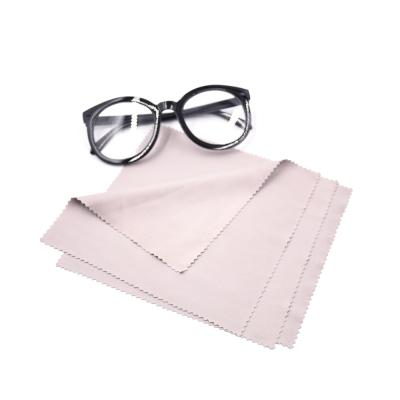 Cina Colorful Funny Glass Microfiber Sunglasses Cleaning Cloth Polyester Reading Glasses Wiping Cloth in vendita