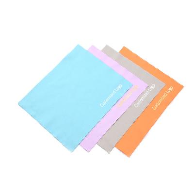 China Wholesale 100%Polyester Microfiber Microfiber Cleaning Wipes Cloth With Silk Screen Designed Logo for sale