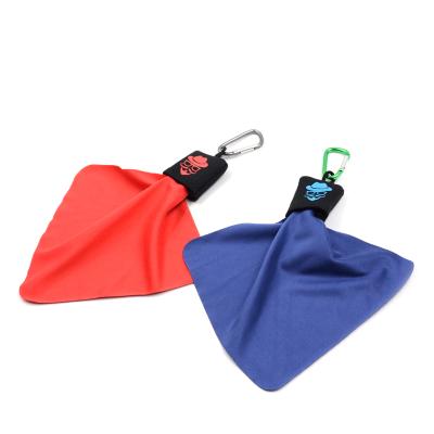 China Easy to carry show hot creative screen microfiber factory sale polishing cleaning cloth with key chain for sale