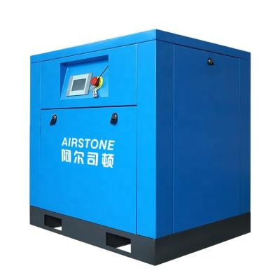 China Factory price lubricated rotary type 10hp 7.5kw 380v 50hz screw air compressor for industrial use for sale