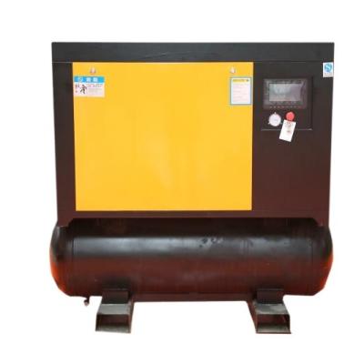 China One-stop 15hp air compressor lubricated with 300l dryer and air tank air-compressors combined all in one 11kw for sale for sale