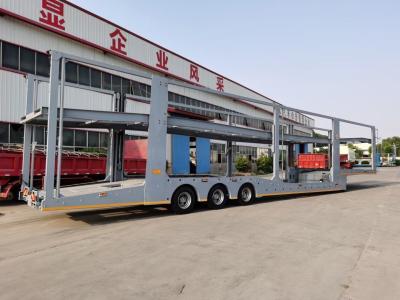 China 3 Axle Air Suspension Car Carrier Semi Trailer with Fuwa/BPW Axle and ABS System for sale