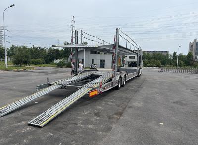 China Anton Car Transport Semi Trailer Car Transporter Trailer Self-dumping for 6-8 Cars for sale