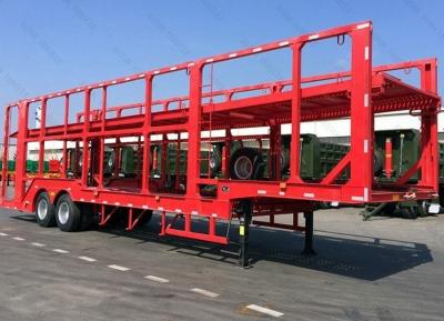 China Customizable Double Floor Semi Truck Trailer Car Carrier Semi Trailer with 8 Tires for sale