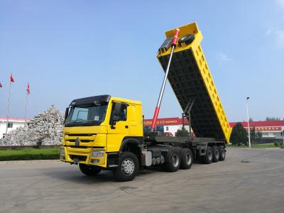 China 3 Axle 40-100 Tons Heavy Truck Dump Truck Trailer Tipper Dump Semi Trailer in Van-type for sale