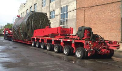 China 300 Ton Modular Hydraulic Steering Trailer with Turntable Jost Kingpin and Grade 51.9t for sale