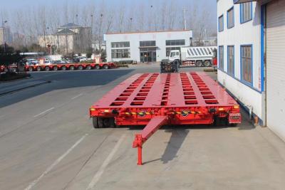 China 300-Ton Heavy Equipment Trailer with Automatic Steering and Jost E100 Landing Gear for sale