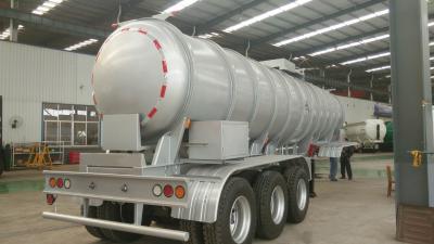 China 12 Tires Steel Gas Tank Trailer Durable and Gas Transport with Steel Material for sale