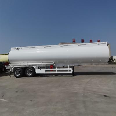 China 1840mm Tread Multi-Compartment Van-Type Fuel Tank Trailer with Multi-Compartment Design for sale