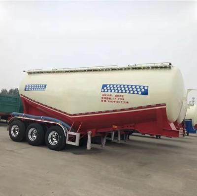 China Jost Kingpin Bulker Cement Trailer for Fly Ash Powder and Granule Transportation for sale