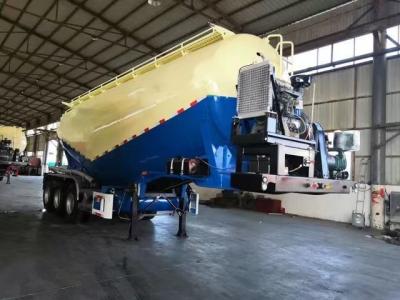 China Jost Kingpin V Type Dry Bulk Cement/Flour/Powder/Fly Ash Transport Silo Bulker Tanker Semi Trailer for sale