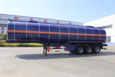 China 3 Axle 50000 Liters Aluminum Alloy/ Carbon Steel Oil Fuel Tanker Semi Trailer for Your for sale